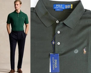 Polo Ralph Lauren Para hombres XXL Manga Corta Calce Clásico Algodón Logo Top Camisa Verde - Imagen 1 de 12