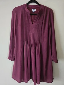 Old Navy NWT Cotton Dress Pleated Front Cottagecore Romantic Preppy Balletcore - Picture 1 of 8
