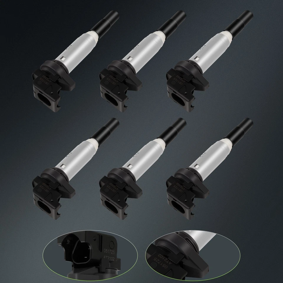 6 bobinas de encendido de 3,0 L para BMW 335i xDrive L6 2009 2010 Foto 1 de 4