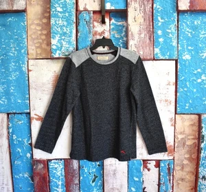 Suéter Tommy Bahama Para Hombre Cuello Redondo Manga Larga MEDIANO Gris Jaspeado - Imagen 1 de 10