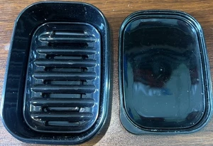 Quatish Seifenhalter ReisebehĂ€lter mit Deckel Tragbar Bar Etui Schwarz EUC! đ - Bild 1 von 6