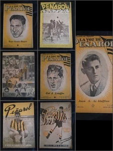 7 Peñarol club magazines from the 40s Juan A. Schiaffino, a rookie on the cover - Picture 1 of 17