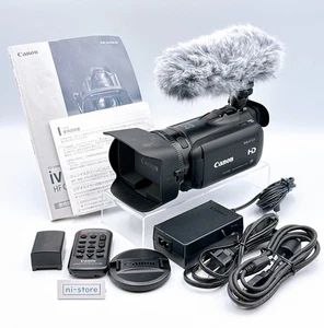 Canon iVIS HF G20 HD Digital Video Camera Camcorder w/DM-100 Microphone - Mint - Picture 1 of 16