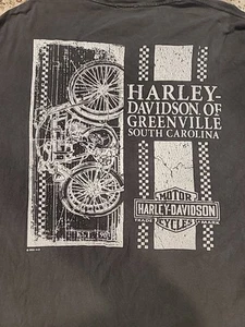 Harley Davidson Greenville South Carolina camicia manica lunga uomo XL - Foto 1 di 11