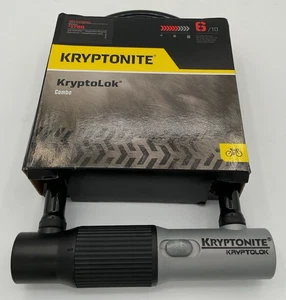 Kryptonite KryptoLok U-Lock 4-Digit Combination Lock Level 6 Black NEW Free Ship - Picture 1 of 10