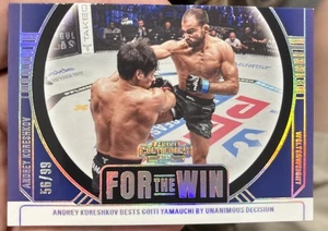 ANDREY KORESHKOV 2025 CONTENDERS PFL FOR THE WIN SILVER /99 - Picture 1 of 4