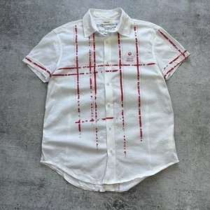 Vintage Diesel Crew Short Sleeve Shirt White Men’s Size M - Picture 1 of 15