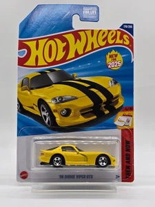 2025 Hot Wheels 96 Dodge Viper GTS Yellow #176 Then And Now 4/10 Case P - Picture 1 of 8