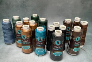 17 Spools Lot Maxi-Lock Stretch Serger Thread 2000 yards - Picture 1 of 6