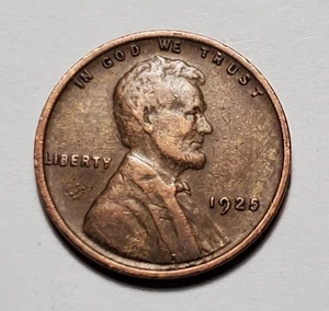 1925 P LINCOLN WEIZENPFENNIG #P1890 - Bild 1 von 2