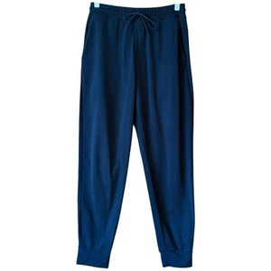 Uniqlo Airism Track Pant Womens Size M Black Stretch Drawstring Pockets - Picture 1 of 14