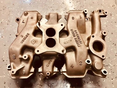 1956 Oldsmobile 2GC Intake Manifold #567934 Olds 88-98 Rocket 56 GM 2bbl - Image 1 of 4
