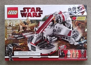 NEW Lego STAR WARS 8091 Republic Swamp Speeder. Limited Edition. (5) Figures - Picture 1 of 10