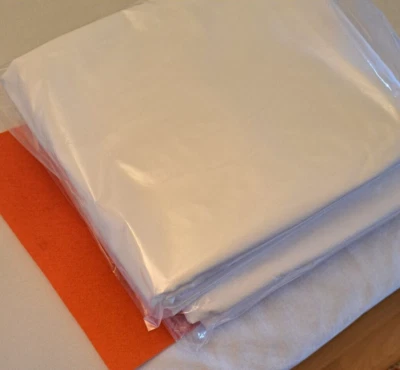 SET of 2 Garnier Thiebaut Percale White Queen Flat Bed Sheets Cool 100% Cotton