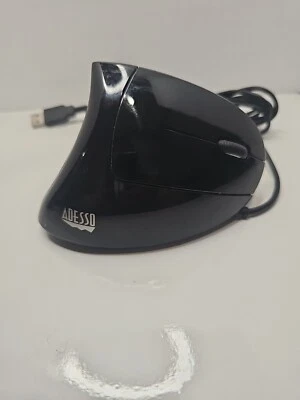 Adesso iMouse E9 Left-Handed Vertical Ergonomic Mouse Wired Tested Works - Image 1 of 4