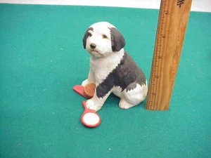 Franklin mint Vintage  dated 1987 Cute sheepdog dog figure - Picture 1 of 2