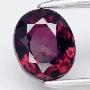 💎 0.58ct 5x4.3mm VS Oval Purplish Red Ruby - Unheated, Madagascar Gem - Imagen 1 de 4