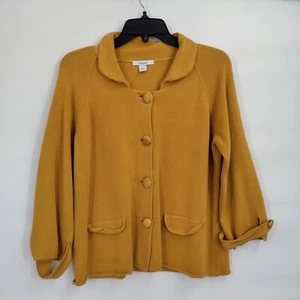 Dressbarn Women's Cardigan Mustard Large - Picture 1 of 7