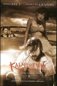 KALIFORNIA Original Trimmed Paper Advertisement 1993, Brad Pitt, Juliette Lewis - Picture 1 of 1