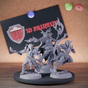 Elf Set Miniature Elf Pack Mini Dungeons and Dragons Mini DnD 5e TTRPG - Picture 1 of 8