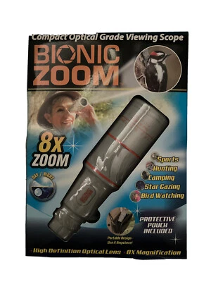 Bionic Zoom - Compact Optical Grade Viewing Scope, 8x Zoom - As Seen on TV GR11 - Image 1 of 2