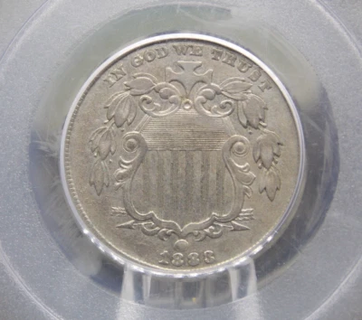 1883/2 U.S. Shield Nickel *OVERDATE* FS-303 5c PCGS XF45 #423 Extra Fine ECC&C - Image 1 of 4