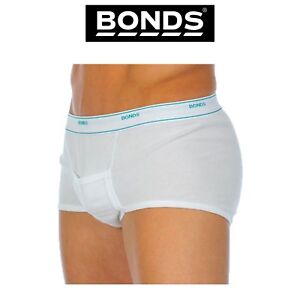Mens Bonds Support Full Brief Trunk Underwear Sport Cotton Pouch Cricket M810