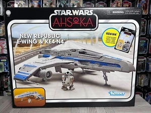 Star Wars - Vintage Collection - New Republic E-Wing & KE4-N4 - Picture 1 of 2