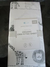 pottery barn crib sheets boy