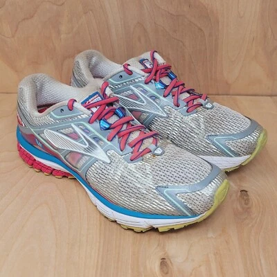 Brooks Women's Sneakers Size 9 B Ravenna 6 White Silver Running Shoes Casual - Image 1 of 4