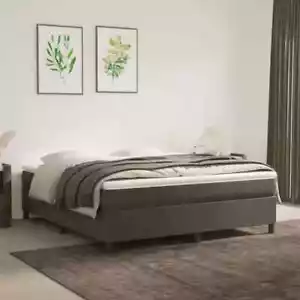 Box Spring Bed Frame Dark Gray 72"x83.9" California King Velvet vidaXL - Picture 1 of 9