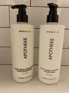 Apotheke Canvas Shampoo & Conditioner 480ml pflanzlich 16,2 Leinen Moschus Lilie - Bild 1 von 10