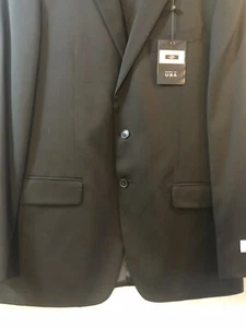 NWT Joseph Abboud Wool Black Double Vented Blazer Sport Slim Fit - Picture 1 of 11