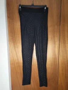 Simply Vera Women's Black Compression Leggings Size Small Athletic Workout - Picture 1 of 4