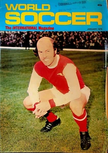 World Soccer Magazine January 1975 Terry Mancini Ken Burns Scotland - Picture 1 of 2