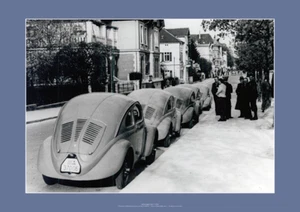 Volkswagen Type 1 Art Print – The Original VW Beetle 1938 – 2 sizes Poster - Picture 1 of 6