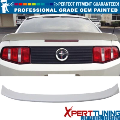Fits 2010-2014 Ford Mustang D Style Rear Trunk Spoiler Wing - Painted Color - Image 1 of 4