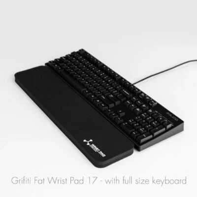 Grifiti Fat Wrist Pad 17 x 4 x 0.75 Full Length Mechanical Keyboard Wrist Rest - Image 1 of 3