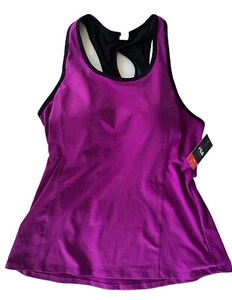 Fila Sport Women Large Tru-Dry Wicking Racerback Tank Top Robust Orchid NWT - Picture 1 of 5