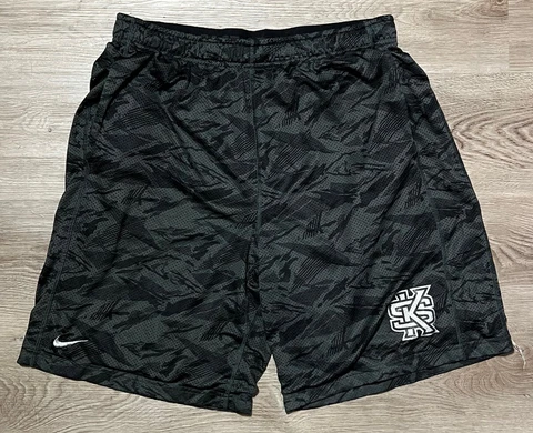Kennesaw State University Owls Nike Dri Fit Gym Shorts Adult Extra Large Black Cover