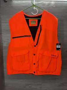 Cabela's Pro Guide II Vest Hunting Blaze Orange Men's Large READ - Picture 1 of 5