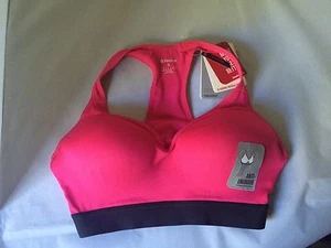 Reebok DST Short Sports Bra Talla de mujer S Rosa Negro - Imagen 1 de 6