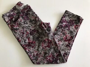 MAMBO Floral Cotton Blend Stretch Corduroy Tapered Leg Jeans 16 W36 L30 #33 - Picture 1 of 9