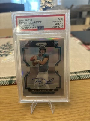 2021 Panini Prizm - Rookie Trevor Lawrence #331 Silver Prizm Autographs (AU, RC) - Image 1 of 2