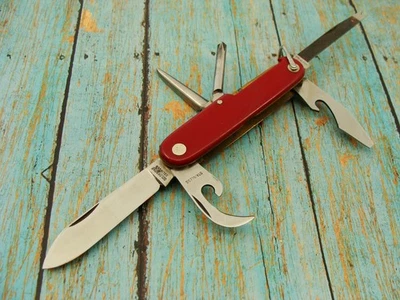 RARE VINTAGE GOLDKRONE GERMANY SWISS ARMY SCOUT FISHERMANS POCKET KNIFE KNIVES - Image 1 of 4