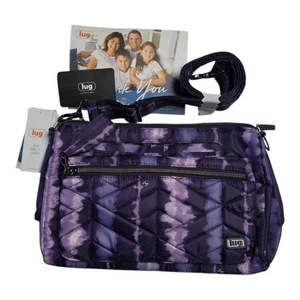 New In Bag LUG Stretch Crossbody Bag - Purples w/ Removable Shoulder Strap - Picture 1 of 8