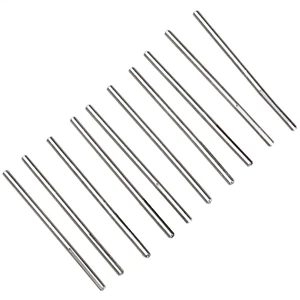 10Pcs 3/32" Sandpaper Split Straight Mandrels Shank Holder Long Abrasive Clip Ha - Picture 1 of 12