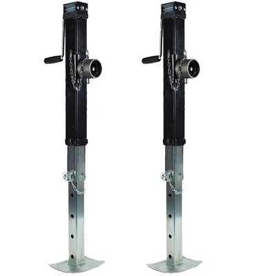 2x Heavy Duty Jack Stand 64-136cm Leg 3.6 T w/ Handle for Caravan Canopy Trailer - image 1 of 4