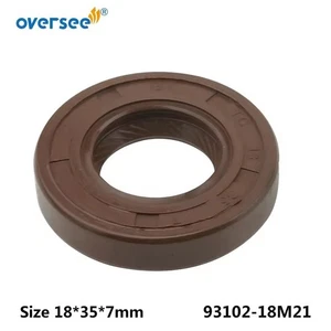 93102-18M21 Oil Seal For Yamaha Outboard Motor 8HP 9.9HP Size 18*35*7mm - Picture 1 of 4
