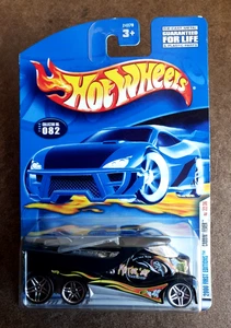 Vintage Hot Wheels CABBIN' FEVER Black 082 2000 FIRST EDITIONS SERIES 22/36 PR5 1:64 - Bild 1 von 15